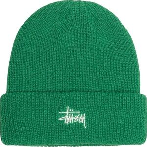 Stüssy Basic Cuff Beanie Kelly Green